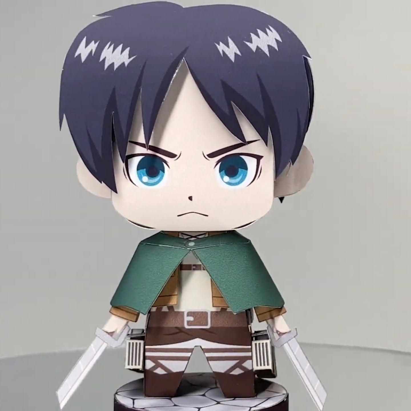 Eren Yeager – Printable Paper 3D Figure