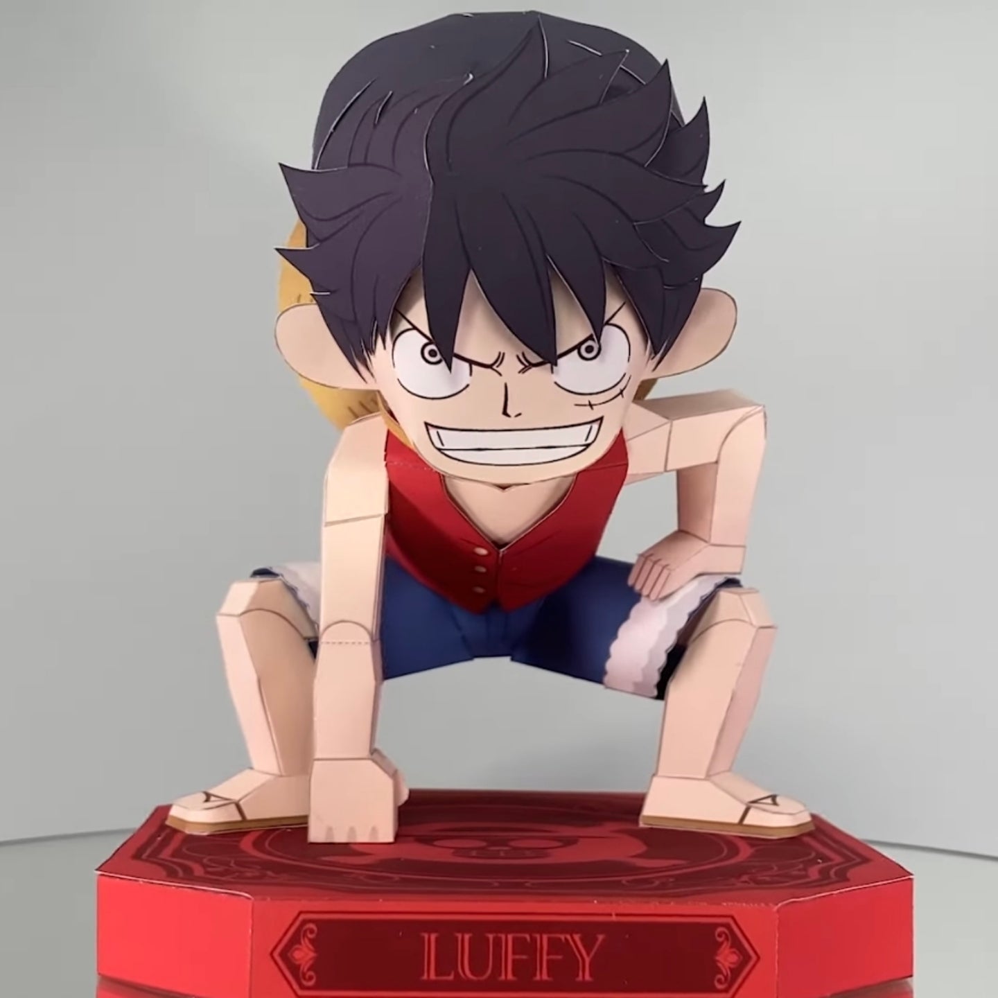 Luffy Gear 2 – Printable Paper 3D Figure