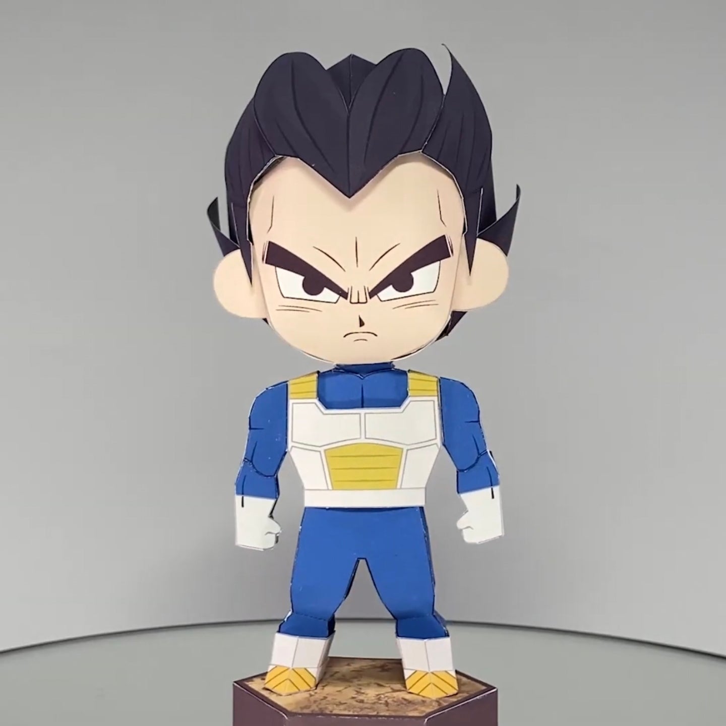 Vegeta – Printable Paper 3D Figure