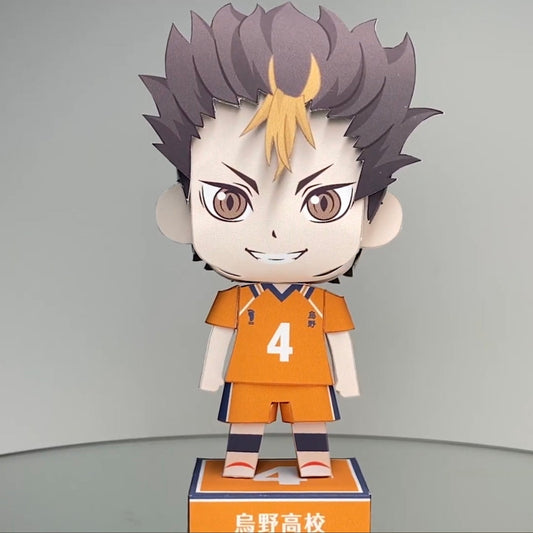 Yū Nishinoya – Printable Paper 3D Figure